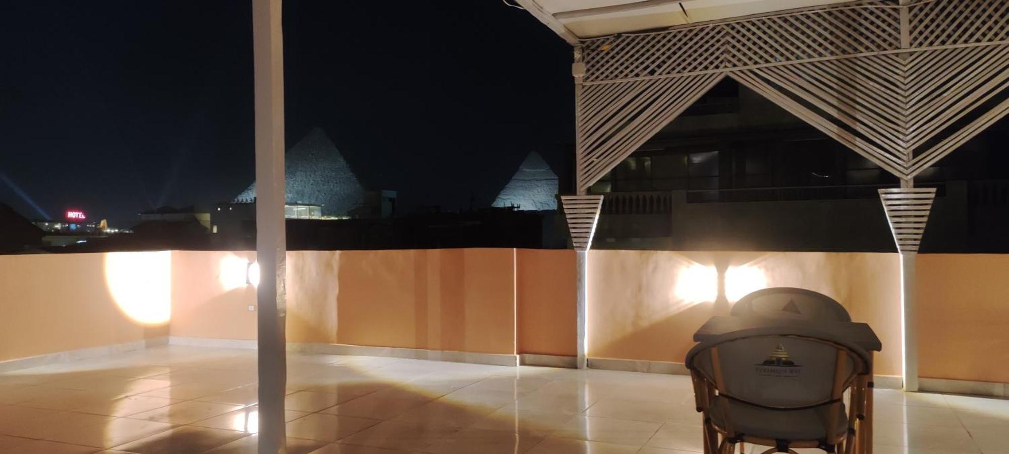 Pyramids Way Inn Kafret el-Gabal Exteriör bild
